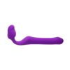 Queens M Strapless Strap-On Dildo Size M Silicone Purple