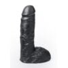 realistischer schwarzer Cesar-Dildo, 19 cm