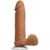 Realistic Dildo Dual Density 8 Caramel