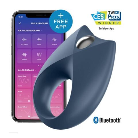 royal one vibrációs gyűrű app kékkel