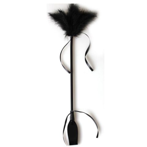 Secret Play Black Duster And Riding Crop
