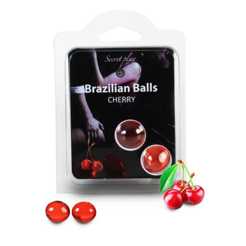 Secret Play Set 2 Brazil Balls Cherry Aroma