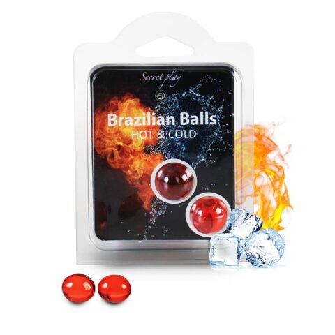 Sekretny zestaw do zabawy 2 brazylijskie kulki z efektem gorącym i zimnym