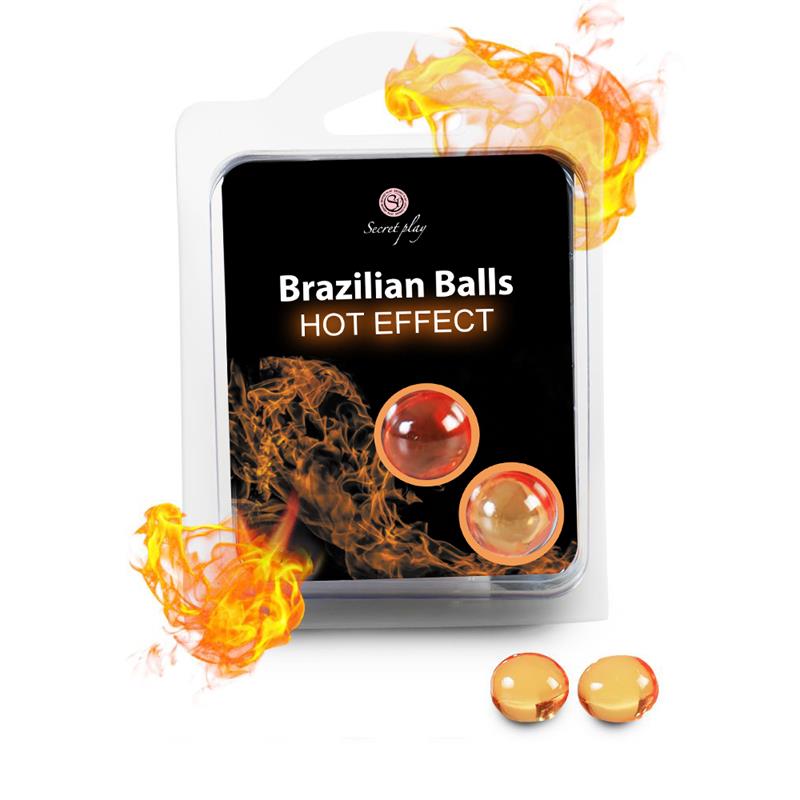 set secret play set 2 bolas brasileñas efecto caliente