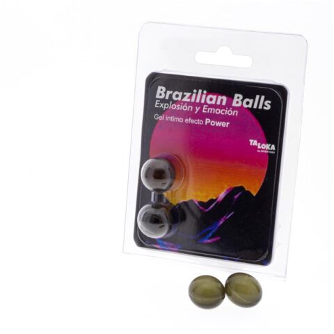 Set mit 2 brasilianischen Bällen mit Gel-Power-Effekt