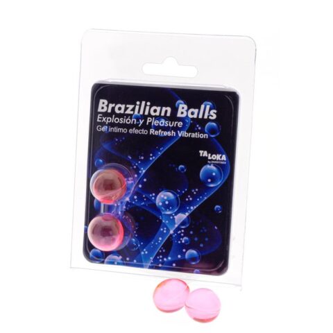 Conjunto de 2 bolas brasileiras com efeito de vibração atualizado