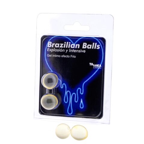 Set 2 brasilianska bollar vibrator och kall effekt