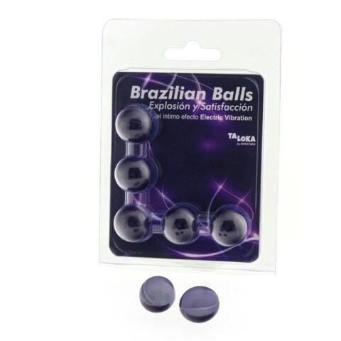 Set 5 brasilianska bollar Gel elektrisk vibrationseffekt