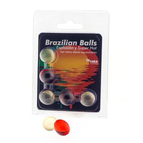 Set 5 brasilianska bollar Gel Överhettningseffekt