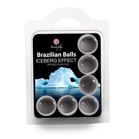 Set mit 6 brasilianischen Bällen mit Eisberg-Kalteffekt