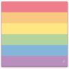 Set of 20 Napkins with the LGBT+ Colors