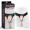strap-on harness with hollow dildo penis extender 7.5