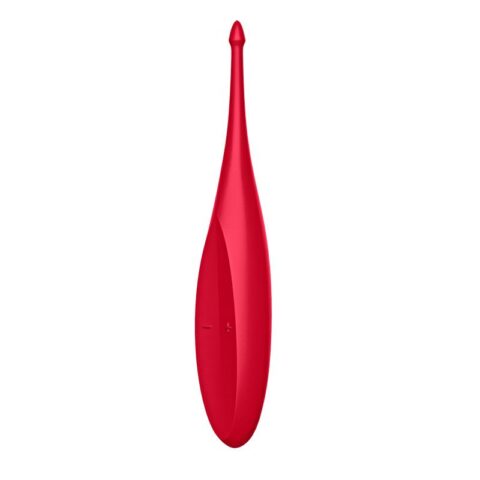 Twirling Fun Tip Vibromasseur Silicone USB Rouge