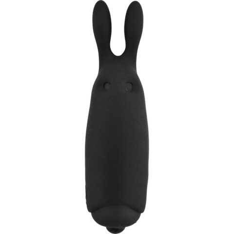 Vibrating Bullet Lastic Pocket Black Silicone 8.5 x 2.3 cm