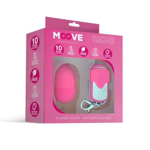 vibrating egg with remote control mini pink 1
