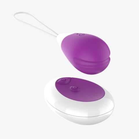 vibrating egg with remote control usb purple 1