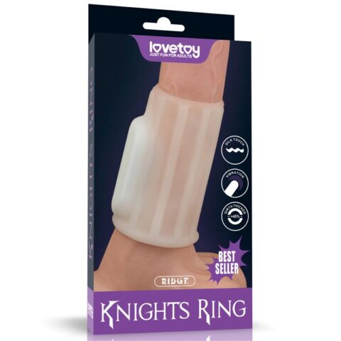 Vibrating Penis Sleeve Ridge Knights