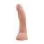 alex curved dildo with testicles g-spot suction cup flesh
