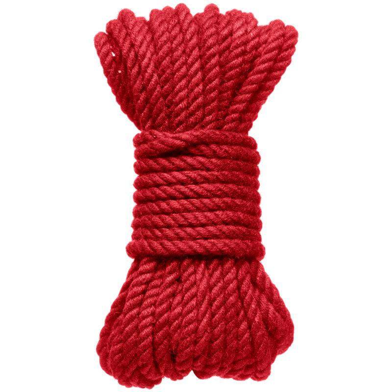 Bondage Hemp Rope 6 Meters Red