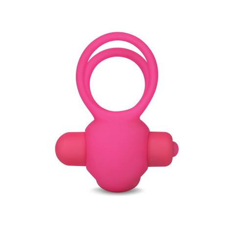 Doppelter vibrierender Cockring Power Clit Duo Pink