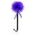 feather tickler with bow 25 cm purple