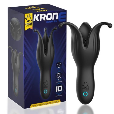 Krone Tip Cup Masturbador para Homens Silicone USB