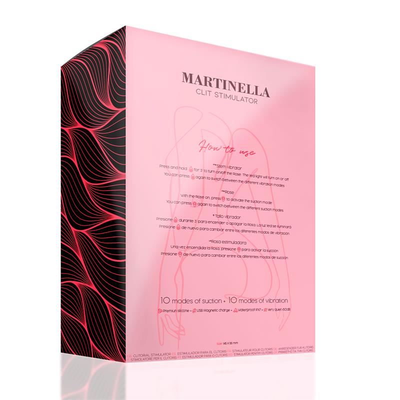 martinella clitoris stimulator with point vibrator hot red 5