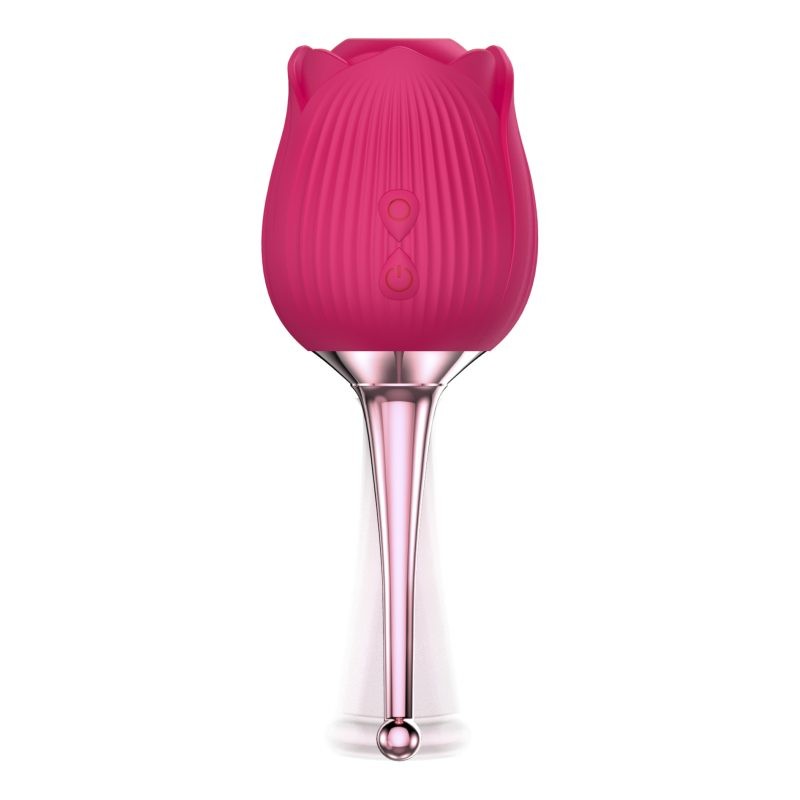 stimolatore clitorideo martinella con vibratore puntiforme rosa oro rosa 10 scala