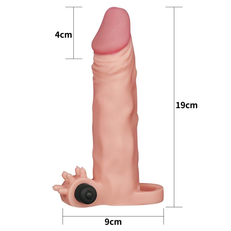 penis sleeve with vibration add 2 pleasure x tender flesh 4