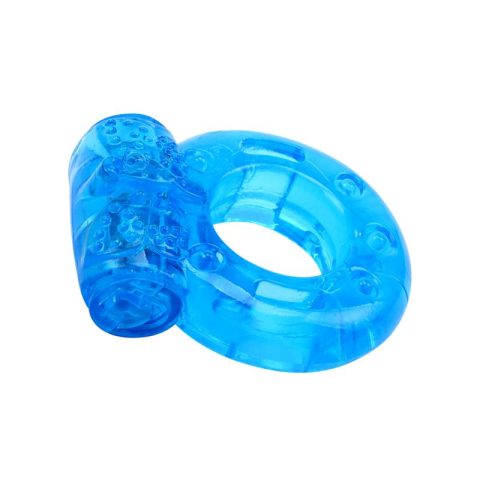 Rezgő kakasgyűrű 1.8 cm kék
