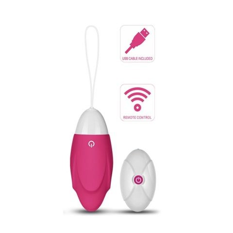 vibrating egg ijoy remote control usb pink 1