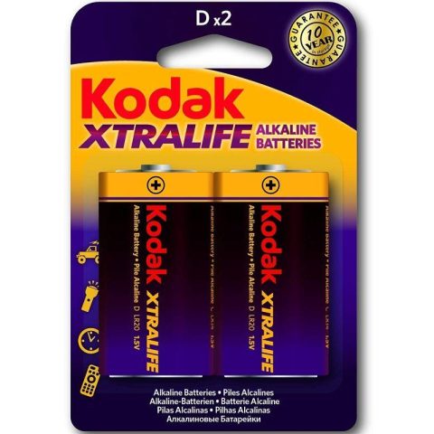 Xtralife Alkaline Battery D LR20 Blister of 2