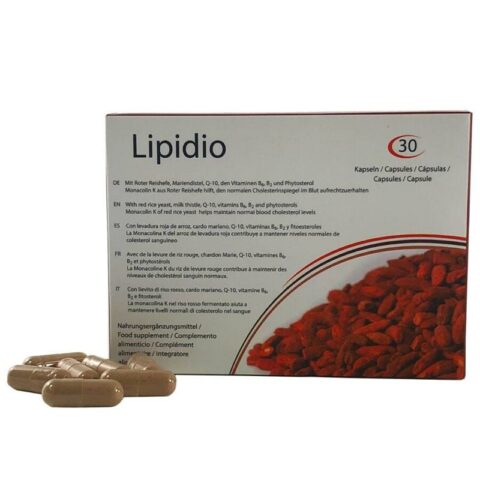 Lipidio-supplement om vet en cholesterol te elimineren 30 tabletten