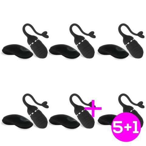 Pack 5+1 Adoree Huevo Vibrador con Control Remoto