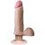 Realistic Dual Density Dildo with Vibration Vainilla