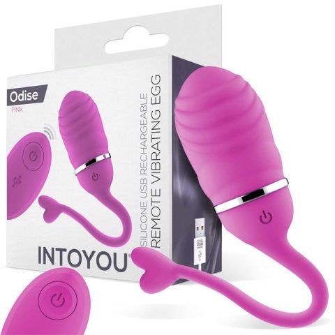 Vibro-Ei mit Fernbedienung Odise USB Silikon rosa