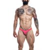 c4m03 classic thong neon coral