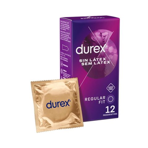 Préservatifs Durex sans latex 12 ud