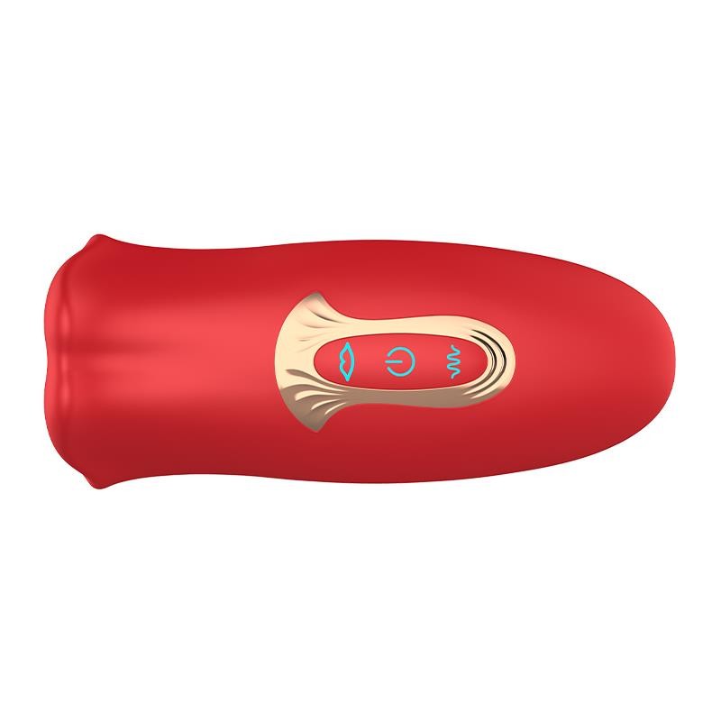 ember licking and vibrating mouth shape massager usb silicone 5