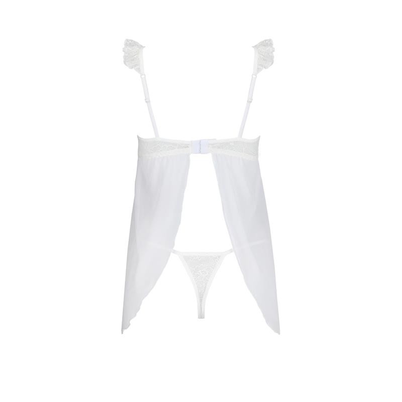 milagros chemise and thong white 3