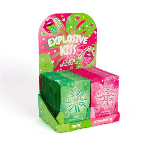 Oralsex-Popping-Bonbons im Display mit 48 Einheiten