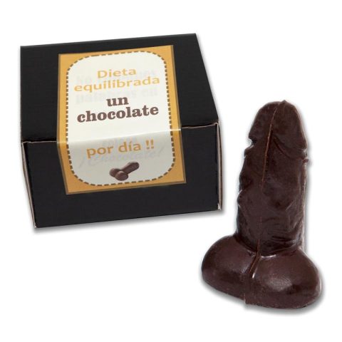 Chocolate Puro em Forma de Pênis 100 gr