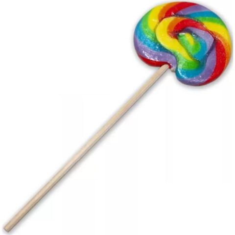 Runde Lollipop LGTB Flagge 50gr