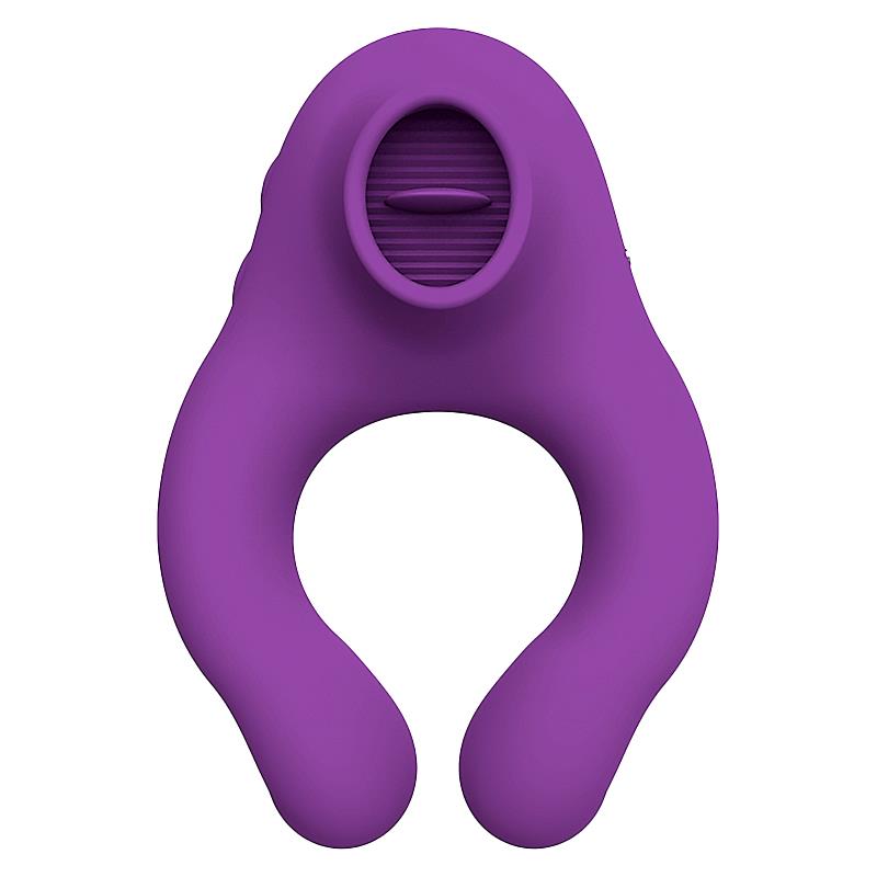 vibrating ring with licking tongue and remote control 3 motors magnetic usb