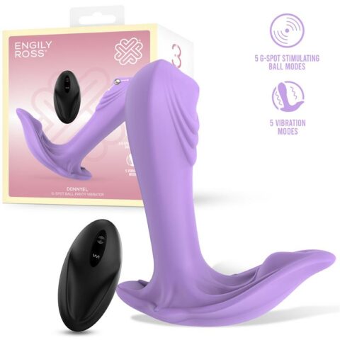Donnyel Panty Vibrator with G-Spot Ball and Remote Control
