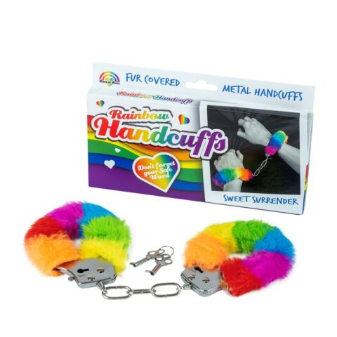 Rainbow Furry Handbojor