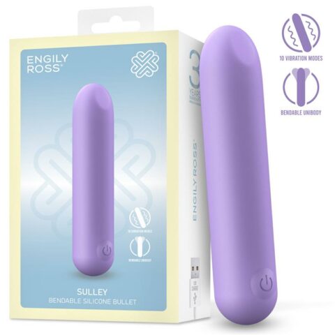 Sulley Bullet Vibrating Silicone Leachtach Unibody USB Bendable