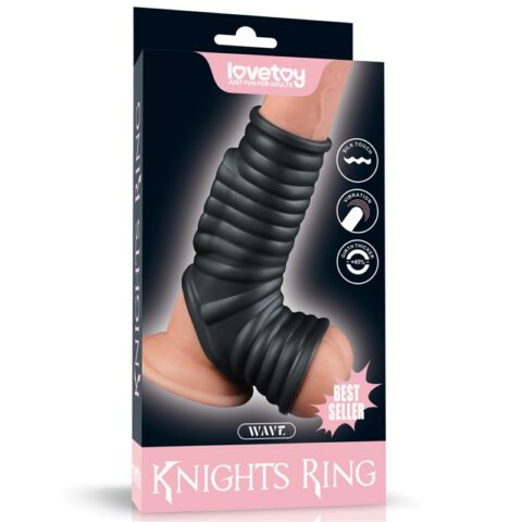 Vibrating Ring for Penis and Scrotum Wave Knights