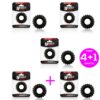 Pack 4+1 25 mm Sawtooth Cock Ring Liquid Siliconek