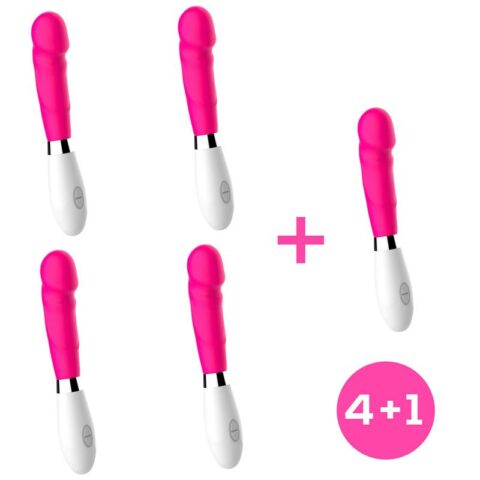 Pack 4+1 Louver Silicone Vibe Pink